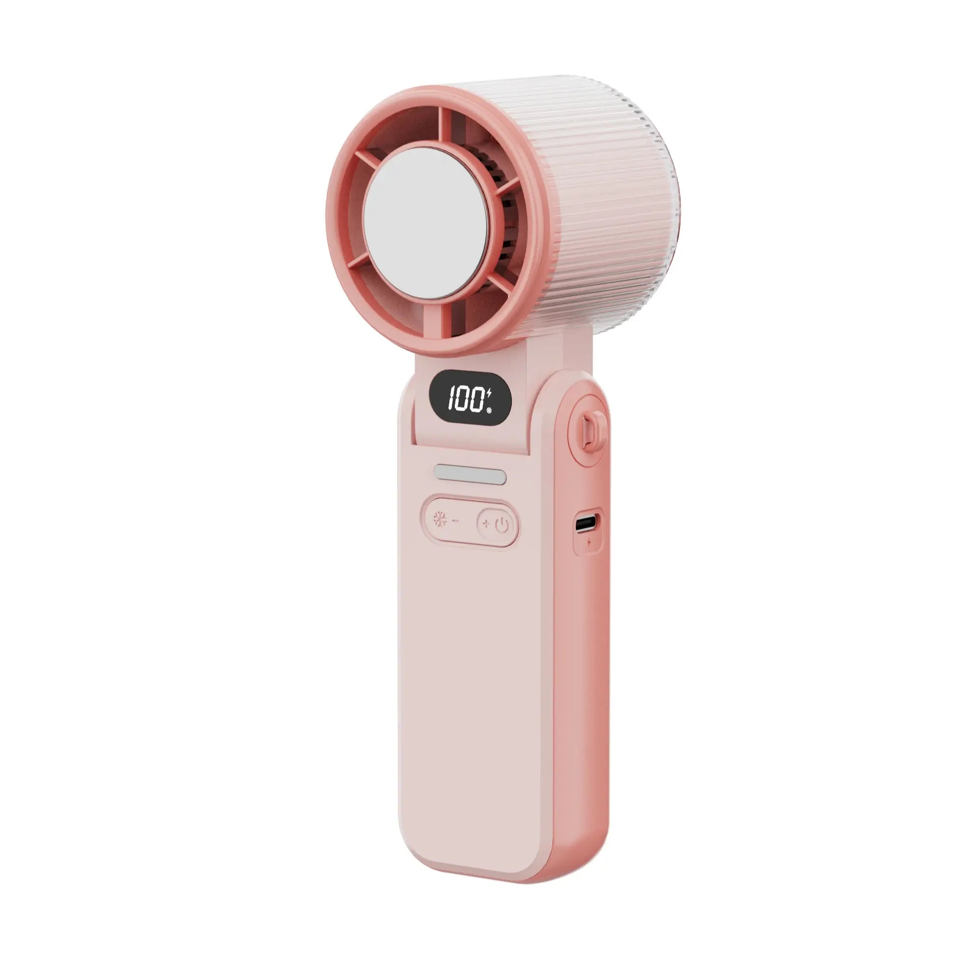 Experience Ultimate Comfort with the DIGIX 3-in-1 Portable Refrigeration Handheld Turbo Fan - 199 Speed Settings, 25,000 RPM, and 15-Hour Cooling for Travel and Indoor Use