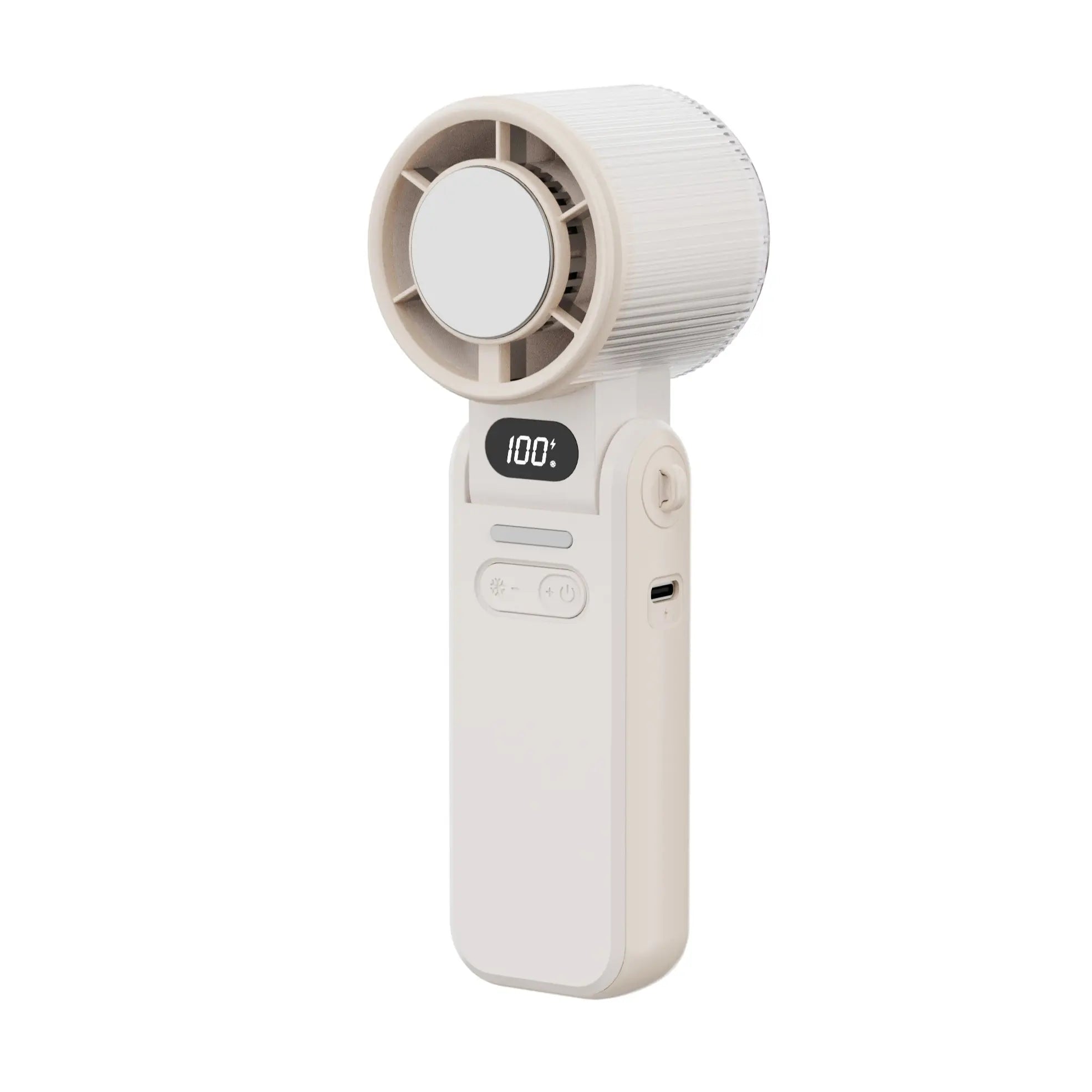 Experience Ultimate Comfort with the DIGIX 3-in-1 Portable Refrigeration Handheld Turbo Fan - 199 Speed Settings, 25,000 RPM, and 15-Hour Cooling for Travel and Indoor Use